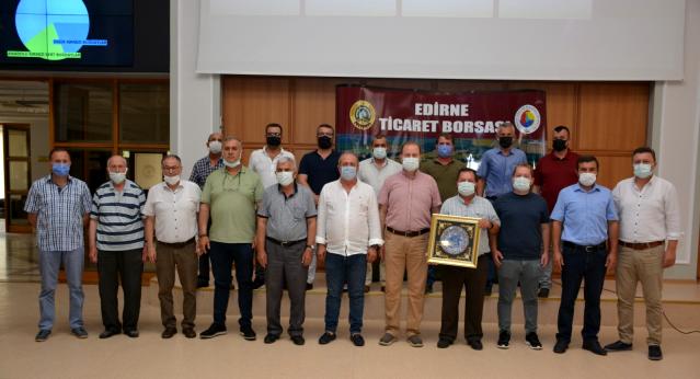 Edirne Ticaret Borsası’nda yeni mahsul buğday kilogramı 5,046 liradan işlem gördü