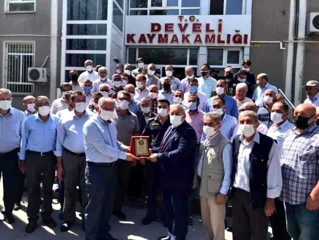 Kaymakam Duru, mahalle muhtarları ile vedalaştı