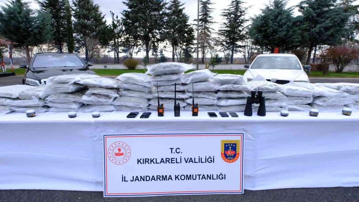 Kırklareli tarihinin en büyük uyuşturucu operasyonu: 86 kilogram skunk ele geçirildi