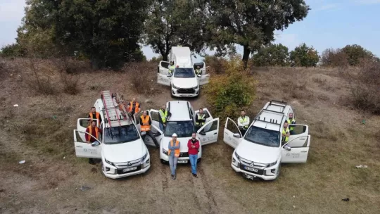 Elektrik dağıtım ekibine off road eğitimi