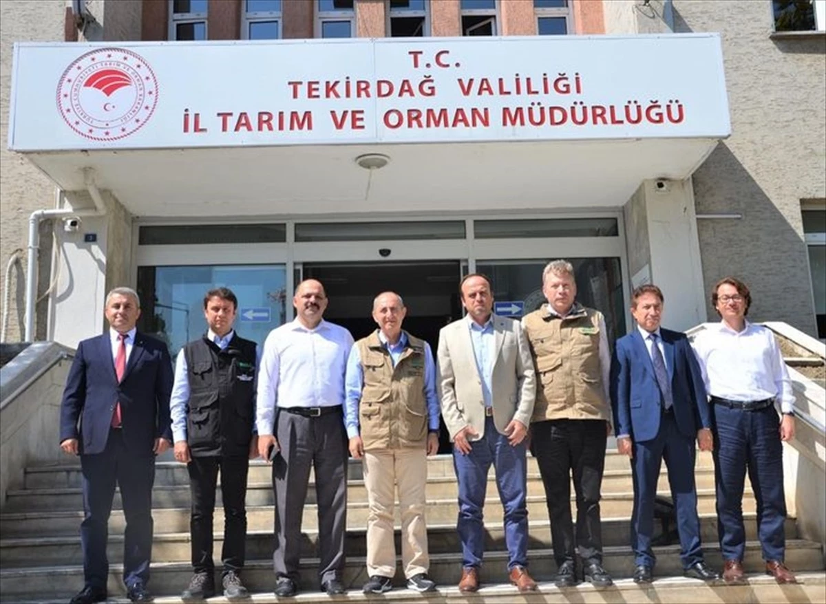 Tarım Sigortaları Havuz İşletmesi Genel Müdürü Tekirdağ Tarım ve Orman Müdürlüğünü ziyaret etti