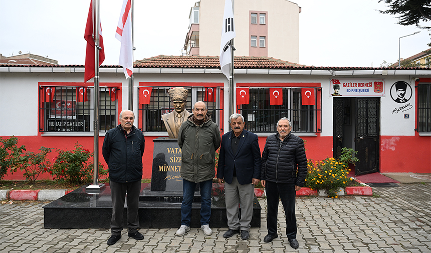 Bakan Bak Edirne’deki gazilere verdiği sözü yerine getiriyor