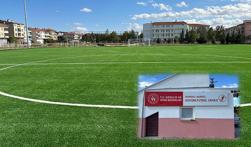 Muratlı Atatürk Stadyumu açılıyor