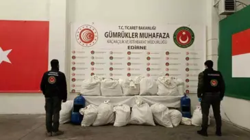 Edirne’de Uyuşturucu Operasyonu: 217 kg Ele Geçirildi