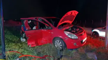Tekirdağ’da Alkollü Sürücü Kaza Yaptı