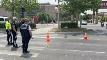 Çorlu’da Yaya Geçidinde Trafik Kazası