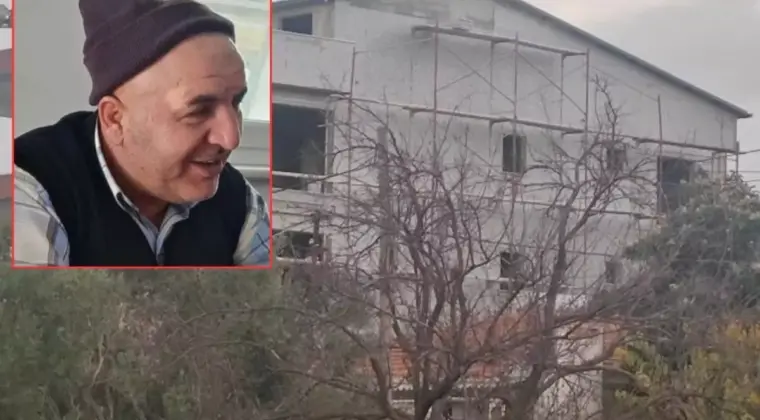 İnşaat iskelesinin kalası kırıldı, üçüncü kattan düştü