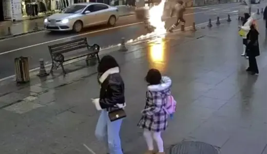 Tekirdağ’da motosiklet bir anda alev topuna döndü: Üzerinden atlayarak yanmaktan son anda kurtuldu