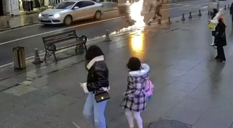 Tekirdağ’da motosiklet bir anda alev topuna döndü: Üzerinden atlayarak yanmaktan son anda kurtuldu