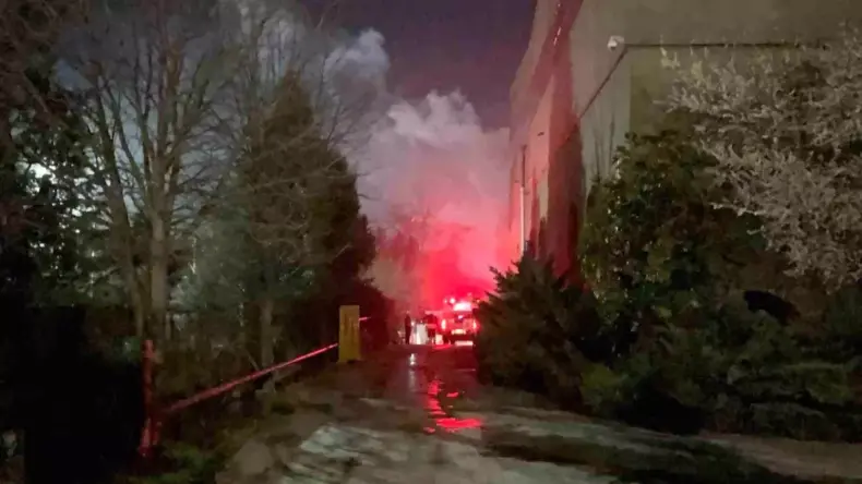 Çerkezköy’de Fabrika Yangını Kontrole Alındı